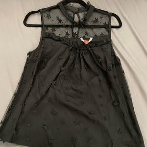 NWT ModCloth mesh tank star detail